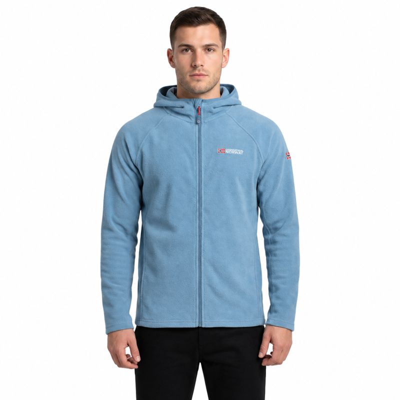 Men’s Fleece Jacket Geographical Norway TUGOOD PETROLE DB MEN 233 (WZ3337H/GN-PETROL)