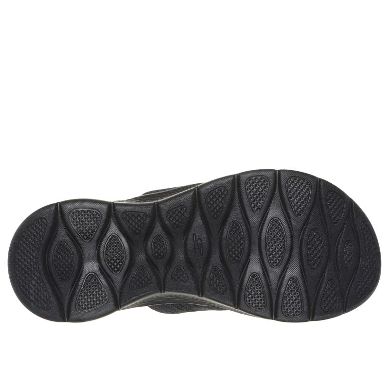 Skechers Women's Flip-Flops GO WALK FLEX SANDAL IMPRESSED 141420 BKGY