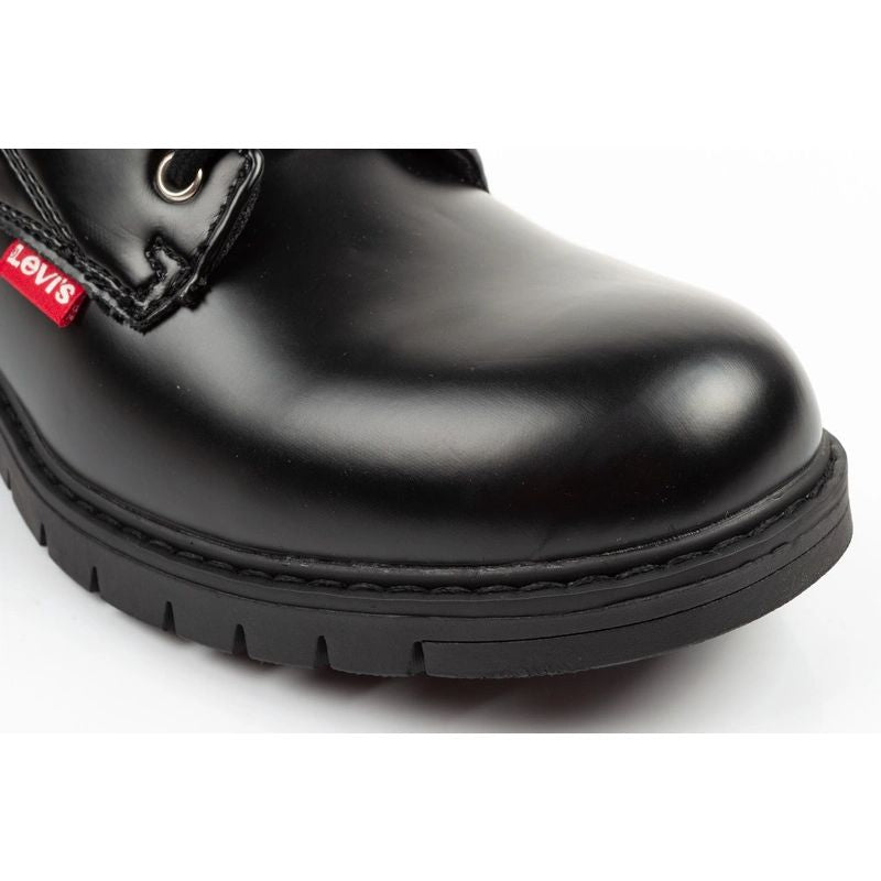 Levi's girls' Pasadene SE ankle boots, black, with zipper