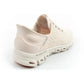 Skechers Glide-Step women's sneakers comfortable ecru slip-ins