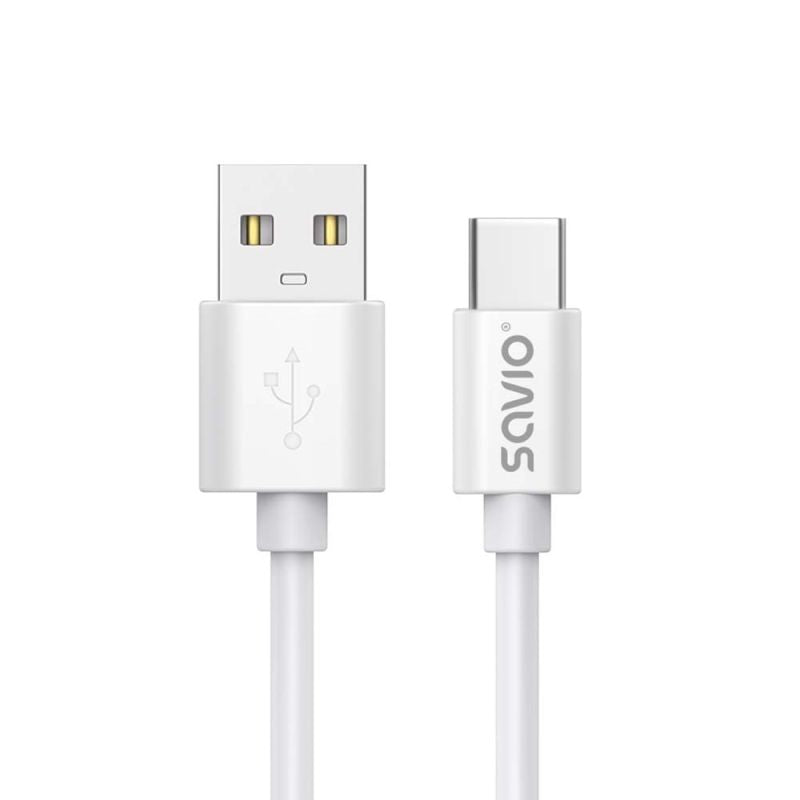 SAVIO USB-A – USB-C CABLE, 3 M, WHITE, CL-168 In preparation Your Sports Performance