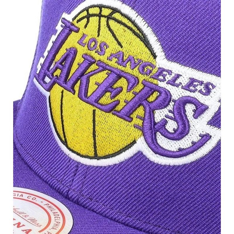 Mitchell & Ness NBA Cap Los Angeles Lakers Top Spot Snapback Hwc Lakers HHSS3256-LALYYPPPPURP Clothing/Basketball/Mitchell & Ness Your Sports Performance