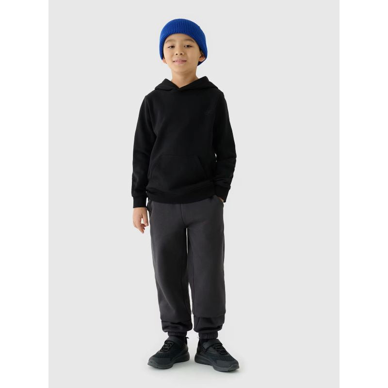 Boy's sweatshirt with hood, open, 4F Junior 4FJWMM00TSWSM1292-20S *Kategoria tymczasowa Your Sports Performance