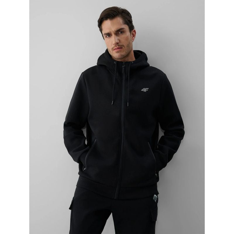 Men's regular hooded sweatshirt 4F 4FKAW26TSWSM3182-20S