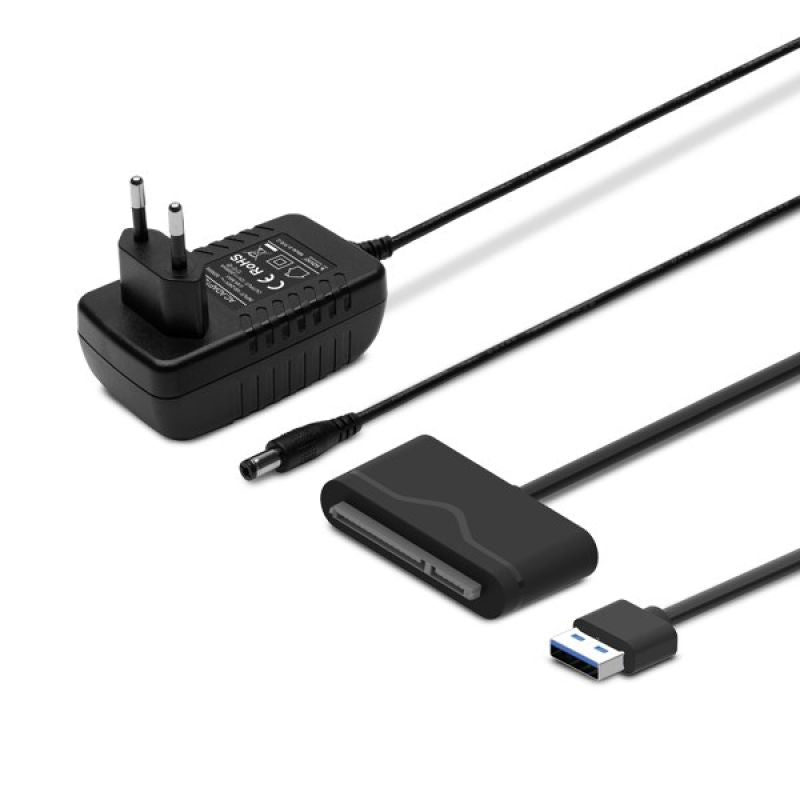 SAVIO USB 3.0 ADAPTER FOR 3.5” DRIVES WITH POWER SUPPLY AK-39 Kable i adaptery/Adaptery, przejściówki Your Sports Performance