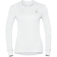 Odlo BL TOP crew neck l/s ACTIVE WARM ECO women's t-shirt size S White Odzież militarna/Bielizna termoaktywna Your Sports Performance