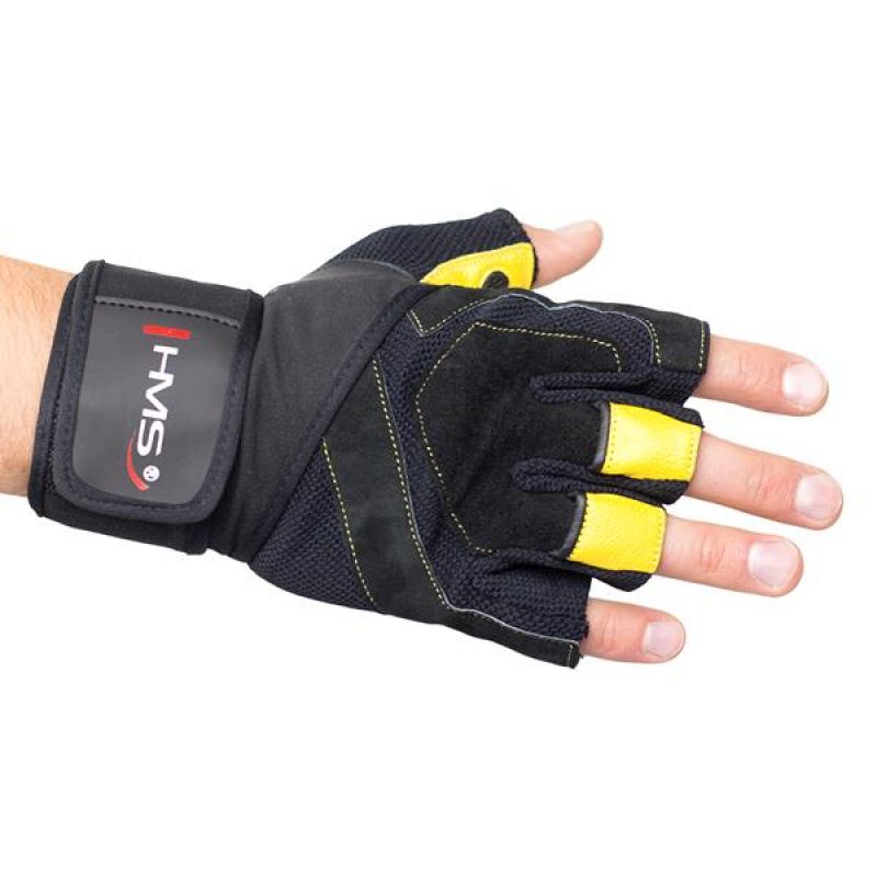 Gym gloves Black / Yellow HMS RST01 XXL Accessories/Gloves Your Sports Performance