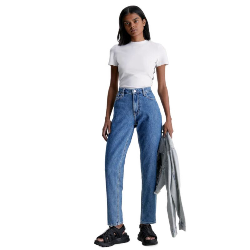 Calvin Klein Jeans Mom Fit W J20J221249 jeans Clothing/Lifestyle/Trousers, shorts/Calvin Klein Jeans Your Sports Performance