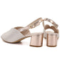Sergio Leone SK471 gold high heel women's sandals LEONE