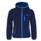 TrollKids Kids Stavanger Jacket navy/light blue windproof fleece jacket (706-110) In preparation Your Sports Performance