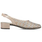 Women's metallic beige sandals Rieker 47078-90 Rieker