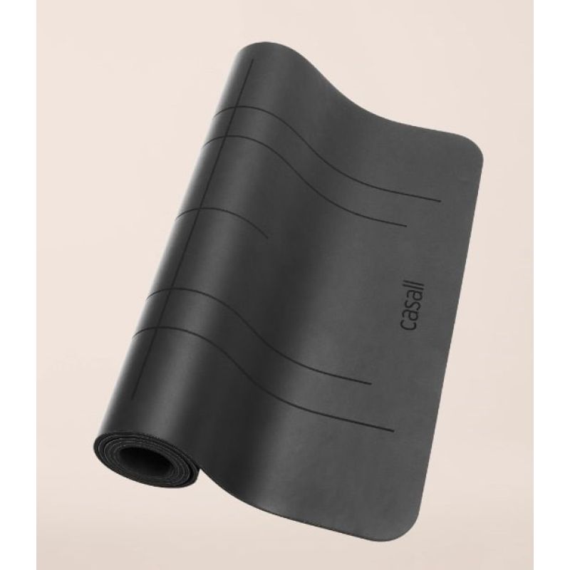 Black GRIP & CUSHION III yoga mat 5mm In preparation Your Sports Performance