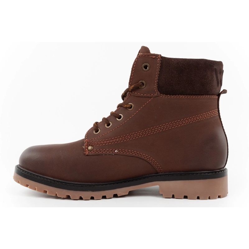Wrangler Men's Winter Boots, Insulated Leather Hiking Boots, High-Top Ankle Boots
