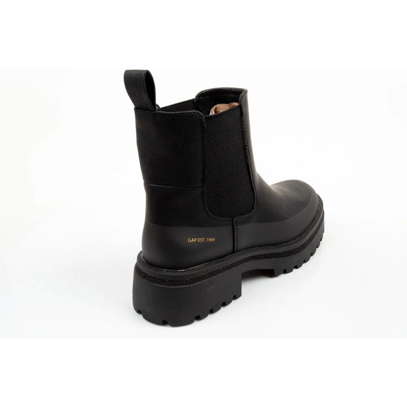GAP women's Louise shoes black ankle boots fashionable slip-on