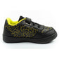 Leomil children's sports shoes Pokemon sneakers lightweight with velcro black