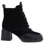 Women’s black suede leather ankle boots Artiker 59C0116