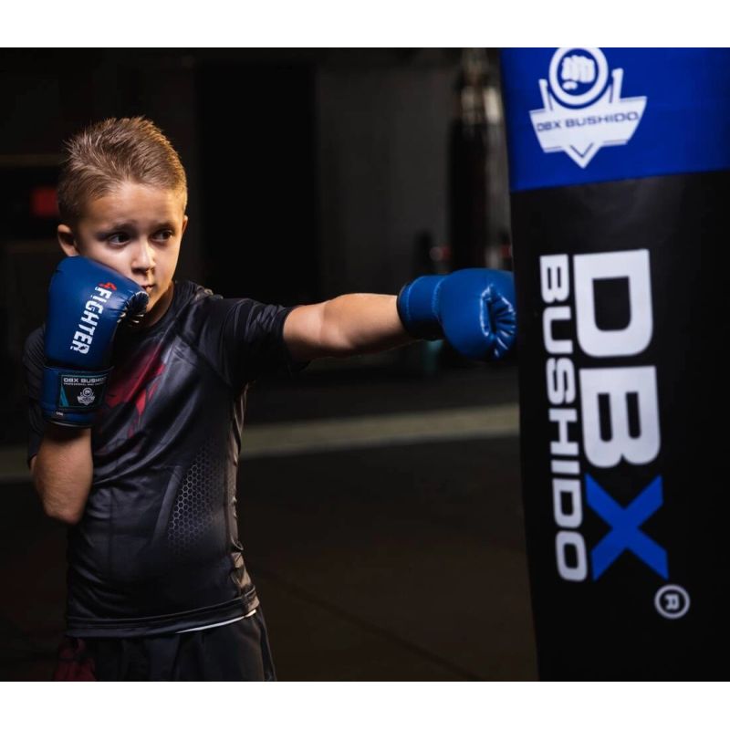 6oz Boxing Gloves for Kids - 4Fighter Blue rękawice treningowe Your Sports Performance