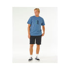 Men's RIP CURL Search Sundial Tee Blue