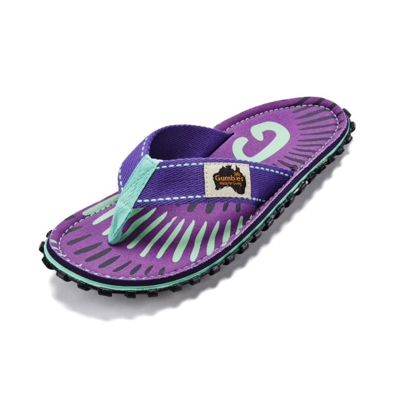 Gumbies unisex flip-flops ISLANDER FLIP-FLOP BLUEBERRY BURST