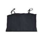 Nike Sportswear Essential Rib Crop Top Women's Black/White - DM6737-010 Nike