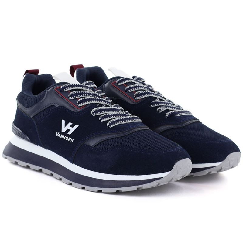 Men's navy blue sneakers Vanhorn WN32306 VanHorn