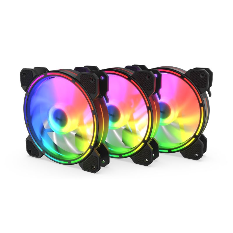 KRUX Lunar ARGB KIT 3x120 MM Fan Set Chłodzenie/Chłodzenie - wentylatory Your Sports Performance