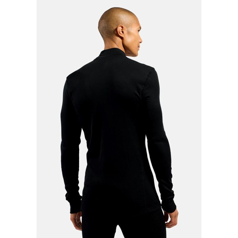 Odlo BL TOP turtle neck l/s ACTIVE WARM ECO men's t-shirt size M Black Odzież militarna/Bielizna termoaktywna Your Sports Performance