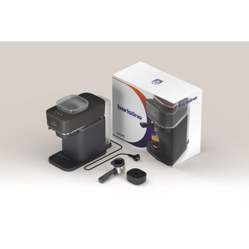 Philips BAR300/60 Baristina Coffee Machine | 16 bar pump pressure | Semi-automatic | 122.8 W | Black AGD - Produkty/Ekspresy do kawy Your Sports Performance