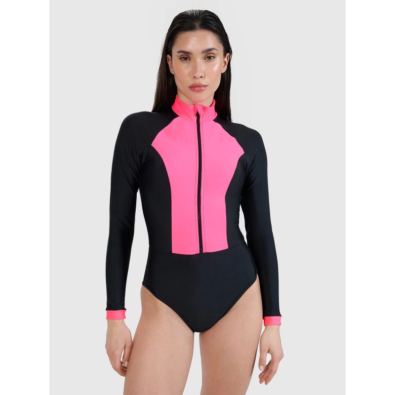 Women's long sleeve swimsuit 4F 4FWSS25USWSF085-55N *Kategoria tymczasowa Your Sports Performance