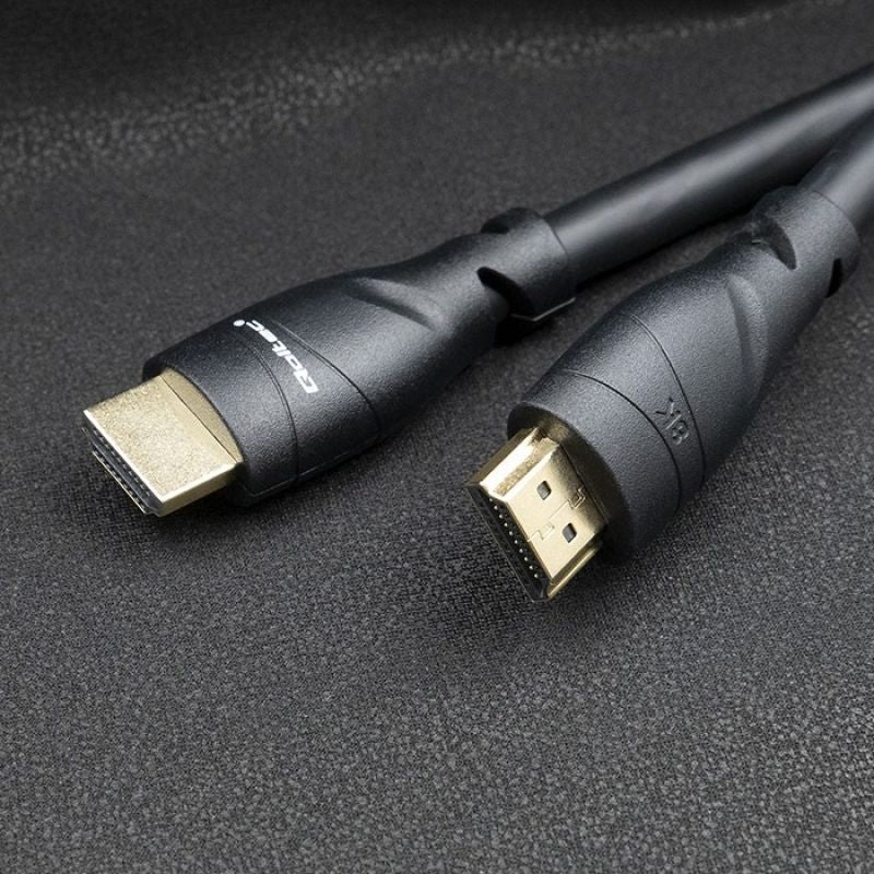 QOLTEC HDMI CABLE V2.1 ULTRA HIGH SPEED 8K | 60HZ | 26AWG | GOLD Kable i adaptery/Kable HDMI Your Sports Performance