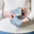 Women's/children's winter telephone gloves - blue Hurtel