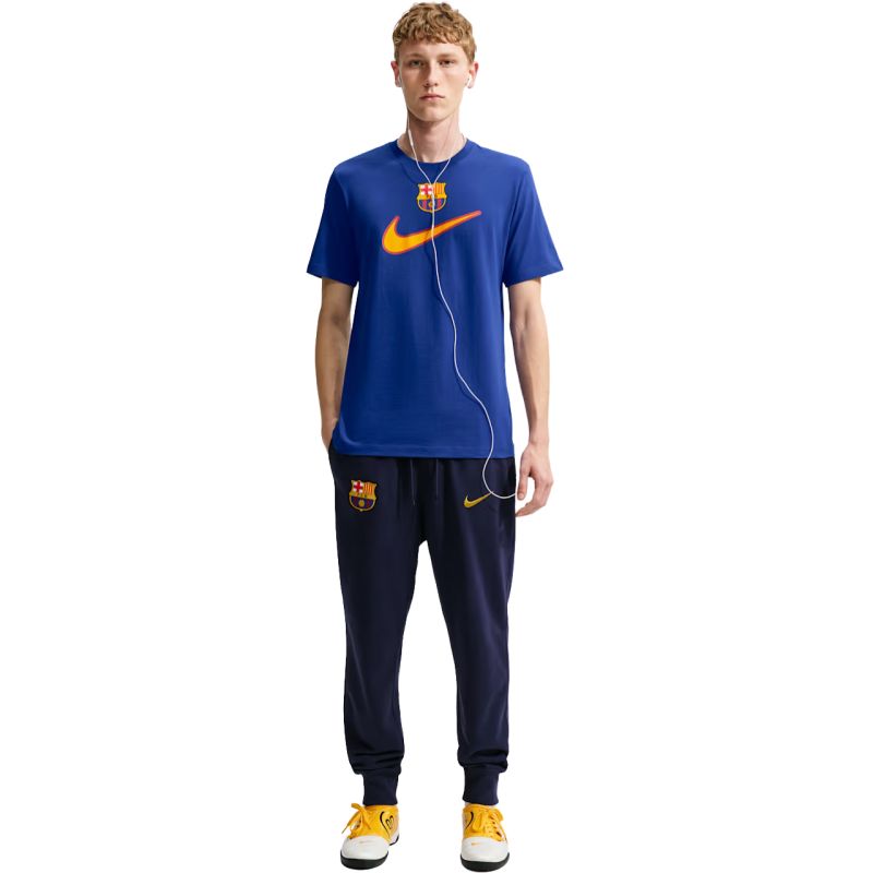 Nike FC Barcelona Swoosh Men's T-Shirt Blue IQ5042 455
