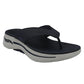 Skechers Go Walk Arch Fit San M 229022-BKGY Flip-Flops Footwear/Lifestyle/Skechers Skechers