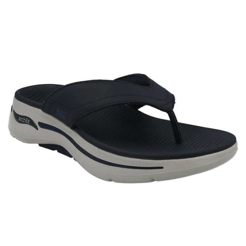 Skechers Go Walk Arch Fit San M 229022-BKGY Flip-Flops Footwear/Lifestyle/Skechers Skechers
