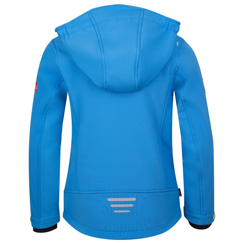 TrollKids Kids Trollfjord Jacket medium blue/green waterproof blue (161-106) In preparation Your Sports Performance