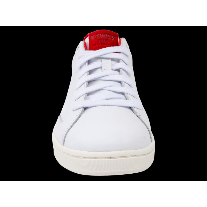 K-swiss LOZAN KLUB LTH WHITE/MARS RED/SNOW WHITE-M sneakers (07263-113-M) K- Swiss