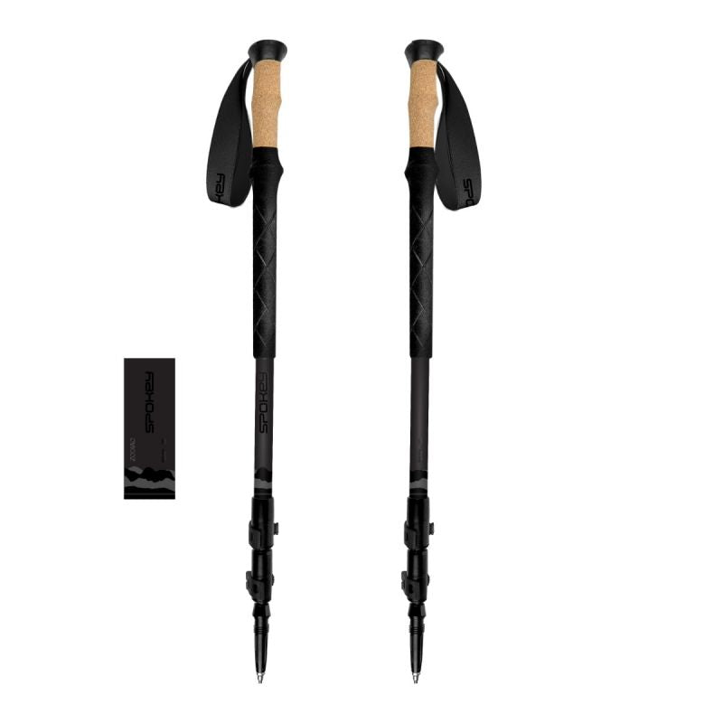 Spokey Zodiac trekking poles 105-135 cm three-segment SPK-944817 Spokey