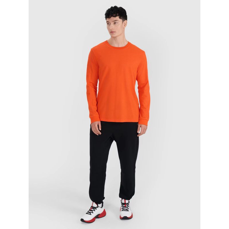 Longsleeve oversize smooth men's 4F 4FRSS25TLONM518-70S *Kategoria tymczasowa Your Sports Performance