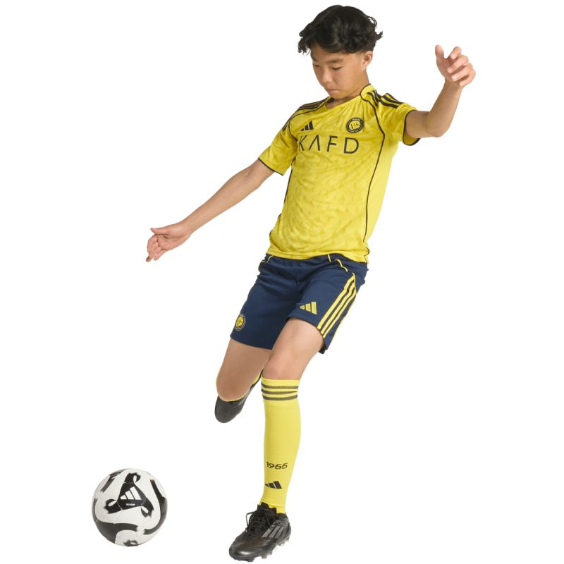 adidas Al Nassr FC 2025/2026 Home Jersey for Kids, Yellow JN7981