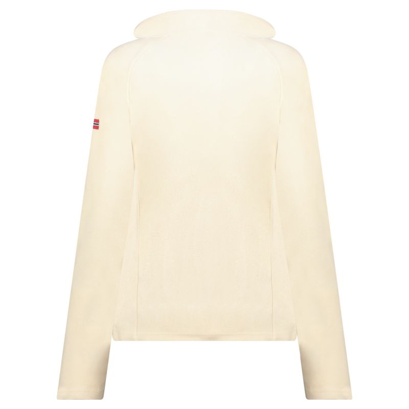 Geographical Norway Women’s Fleece Jacket TUG FZ OFF WHITE DB LADY 268 (WA1722F/GN-OFF WHITE)