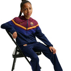 Nike FC Barcelona Home tracksuit for kids navy blue and burgundy IO3566 682