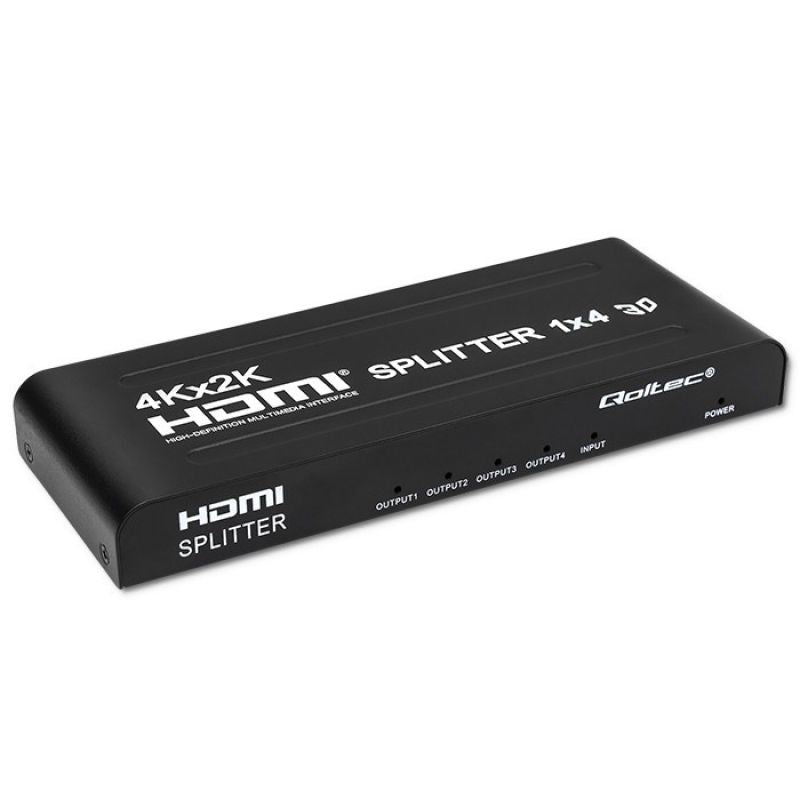 QOLTEC SPLITTER 4XHDMI 4KX2K | 3.4GB/S Kable i adaptery/Adaptery, przejściówki Your Sports Performance