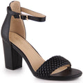 eVento W 5945 black block heel sandals Footwear/Lifestyle/eVento Your Sports Performance