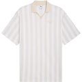 Men's Puma Class Relaxed Pinnacle Polo T-shirt white and beige 692069 02