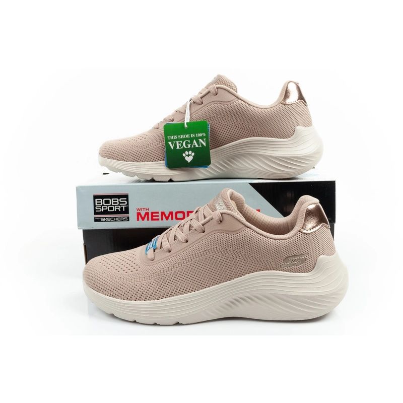 Skechers women's sports shoes Bobs Squad Waves beige light fashionable To be categorized Your Sports Performance