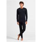 Odlo Men's Leggings BL BOTTOM Long MERINO 200 Size L Black Odzież militarna/Bielizna termoaktywna Your Sports Performance