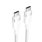 USB-C to USB-C Vention Braided Cable 3A 480Mbps 60W PD 2m White In preparation Your Sports Performance