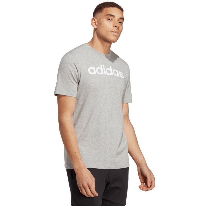adidas Essentials Single Jersey Linear Embroidered Logo Tee M IC9277 Clothing/Lifestyle/T-shirts Adidas
