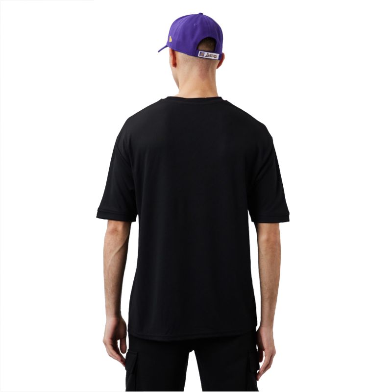 New Era NBA Los Angeles Lakers Script Mesh Tee M 60284737 Clothing/Lifestyle/T-shirts/New Era Your Sports Performance