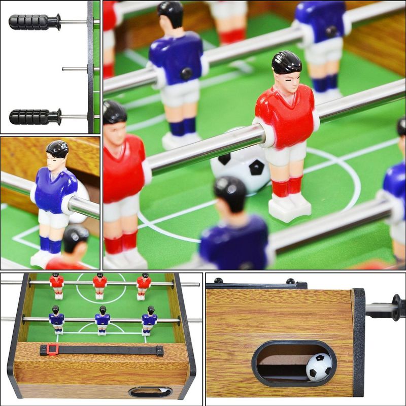 TABLE FOOTBALL GAME 46x27x9CM WOODEN ENERO Accessories Your Sports Performance
